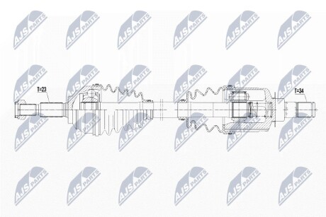 ПОЛУОСЬ NTY NPW-RE-097