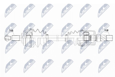 ПОЛУОСЬ NTY NPW-RE-099 (фото 1)