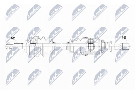 ПОЛУОСЬ NTY NPW-RE-101