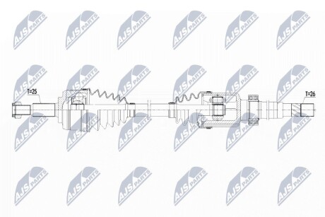 ПОЛУОСЬ NTY NPW-RE-103