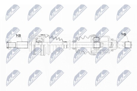 ПОЛУОСЬ NTY NPW-RE-109