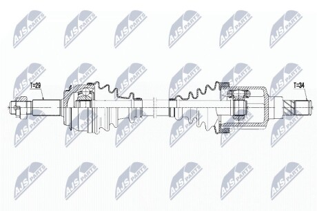 ПОЛУОСЬ NTY NPW-RE-124 (фото 1)