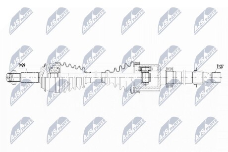 ПОЛУОСЬ NTY NPW-RE-128 (фото 1)