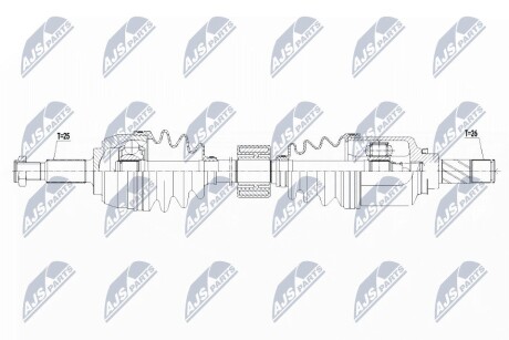 ПОЛУОСЬ NTY NPW-RE-134 (фото 1)