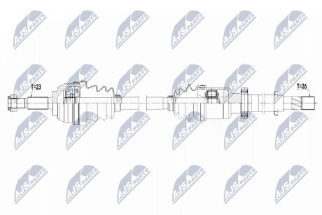 ПОЛУОСЬ NTY NPW-RE-136