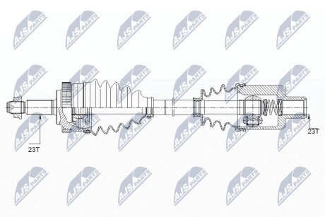 ПОЛУОСЬ NTY NPW-RE-151