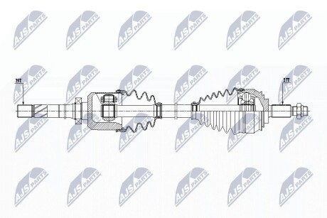 ПОЛУОСЬ NTY NPW-RE-155