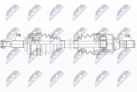 ПОЛУОСЬ NTY NPW-RE-164 (фото 1)