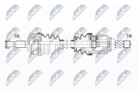 ПОЛУОСЬ NTY NPW-RE-172