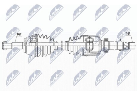 ПОЛУОСЬ NTY NPW-RE-175