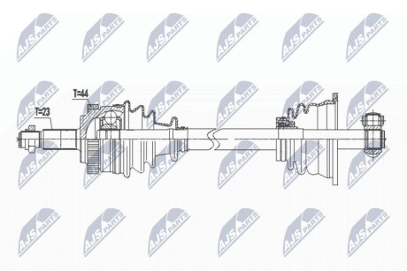 ПОЛУОСЬ NTY NPW-RE-177