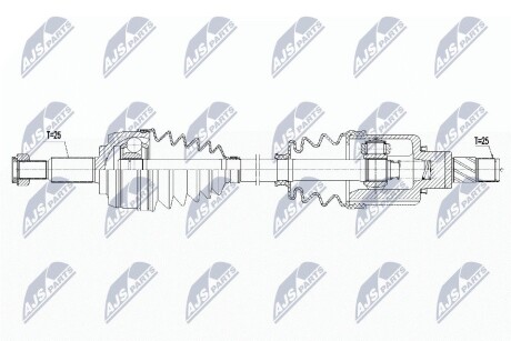 ПОЛУОСЬ NTY NPW-RE-178