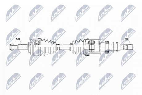 ПОЛУОСЬ NTY NPW-RE-187