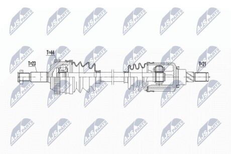 ПОЛУОСЬ NTY NPW-RE-201