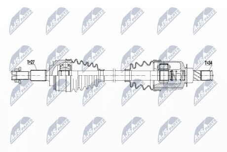 ПОЛУОСЬ NTY NPW-RE-202