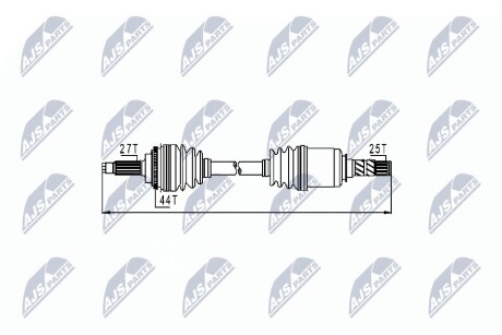 ПОЛУОСЬ NTY NPW-SB-009