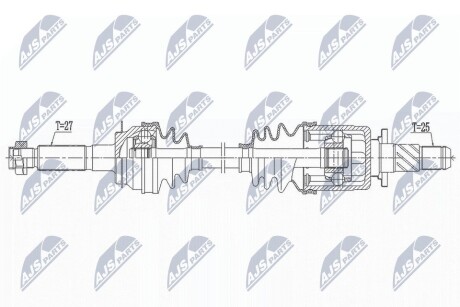 ПОЛУОСЬ NTY NPW-SB-033