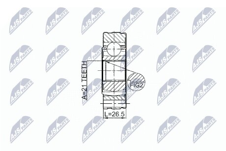 ШАРНИР РАВНЫХ УГЛОВЫХ СКОРОСТЕЙ NTY NPW-SU-011