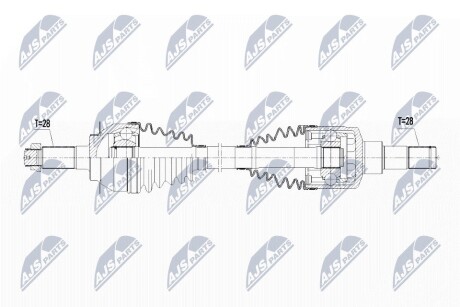 ПОЛУОСЬ NTY NPW-SU-019