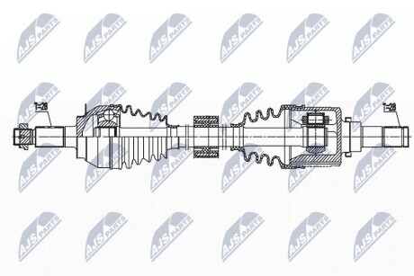 ПОЛУОСЬ NTY NPW-SU-040