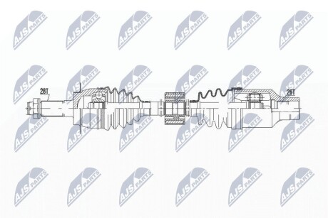 Полуось правая Suzuki SX-4 NTY NPWSU058