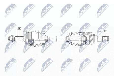 ПОЛУОСЬ NTY NPW-TY-094