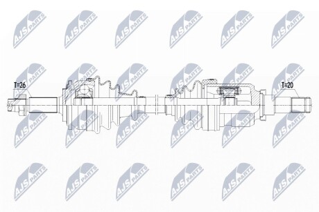 ПОЛУОСЬ NTY NPW-TY-119