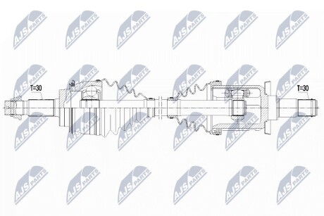 ПОЛУОСЬ NTY NPW-TY-121