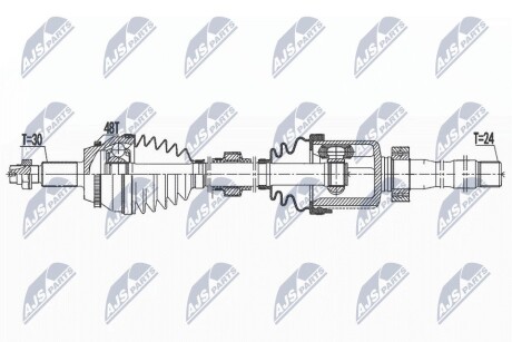 ПОЛУОСЬ NTY NPW-TY-153