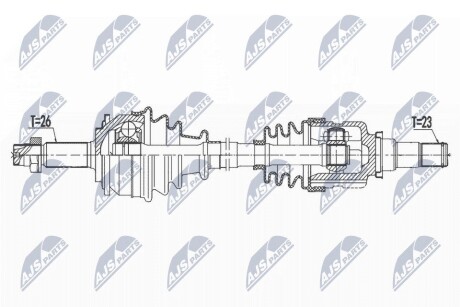 ПОЛУОСЬ NTY NPW-TY-163