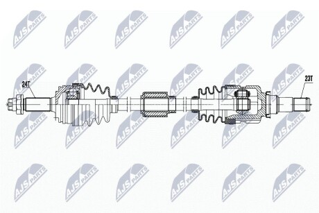 ПОЛУОСЬ NTY NPW-TY-171