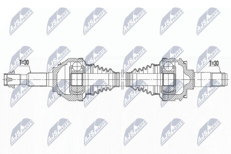 ПОЛУОСЬ NTY NPW-TY-182 (фото 1)