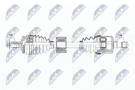 ПОЛУОСЬ NTY NPW-VV-037