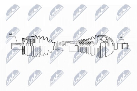 ПОЛУОСЬ NTY NPW-VV-059