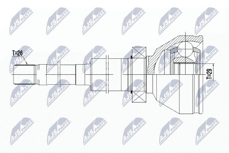 ШАРНИР РАВНЫХ УГЛОВЫХ СКОРОСТЕЙ NTY NPW-VV-072