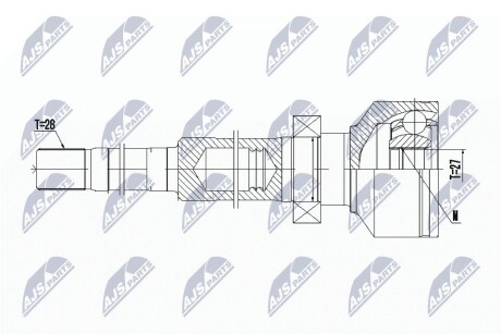 ШАРНИР РАВНЫХ УГЛОВЫХ СКОРОСТЕЙ NTY NPW-VV-099