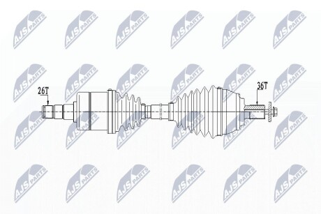 ПОЛУОСЬ NTY NPW-VV-131