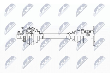 ПОЛУОСЬ NTY NPW-VW-036