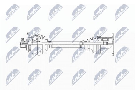 ПОЛУОСЬ NTY NPW-VW-037 (фото 1)