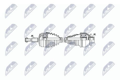 ПОЛУОСЬ NTY NPW-VW-046