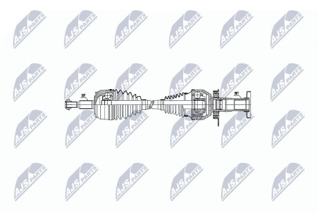 ПОЛУОСЬ NTY NPW-VW-047 (фото 1)