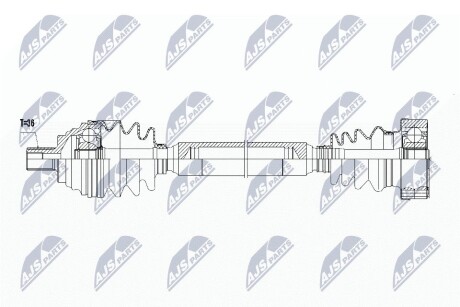 ПОЛУОСЬ NTY NPW-VW-058