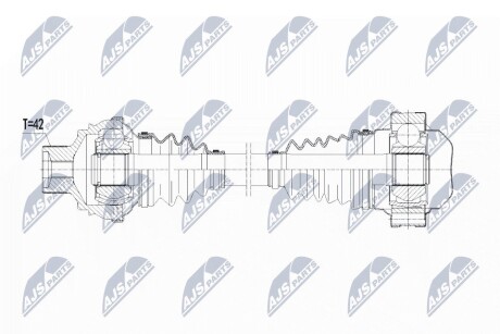 ПОЛУОСЬ NTY NPW-VW-079