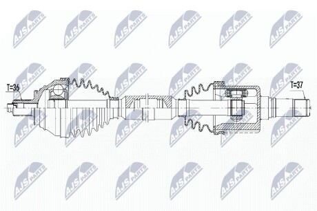 ПОЛУОСЬ NTY NPW-VW-083