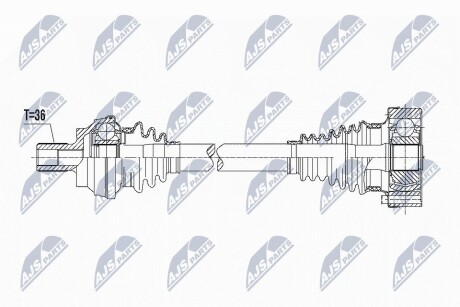 ПОЛУОСЬ NTY NPW-VW-089