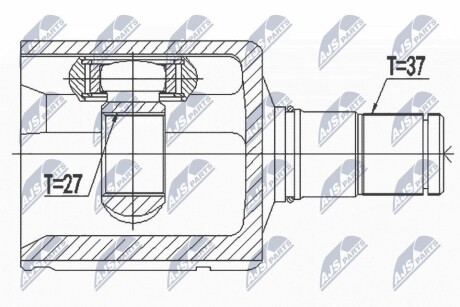 ШАРНИР РАВНЫХ УГЛОВЫХ СКОРОСТЕЙ NTY NPW-VW-128