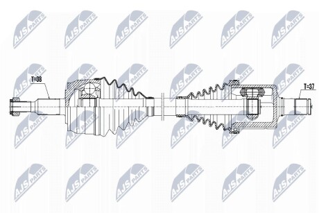 ПОЛУОСЬ NTY NPW-VW-129