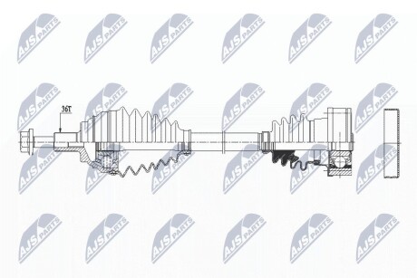 ПОЛУОСЬ NTY NPW-VW-149