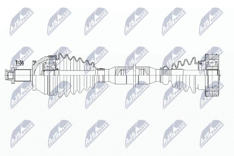 ПОЛУОСЬ NTY NPW-VW-162