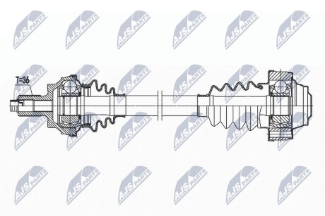 ПОЛУОСЬ NTY NPW-VW-169